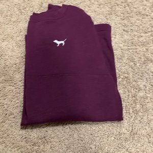 Love pink maroon sweater XS